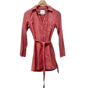 Abercrombie & Fitch‎ Dress Shirt Mini Long Sleeve Belted Casual